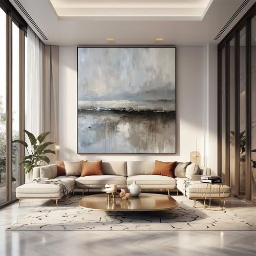 لوحة جدارية فن تجريدي معاصر