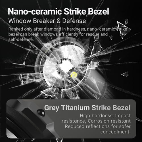 كشاف دروب الأعلى حمل متعدد الاستخدامات ( كاسر زجاج...