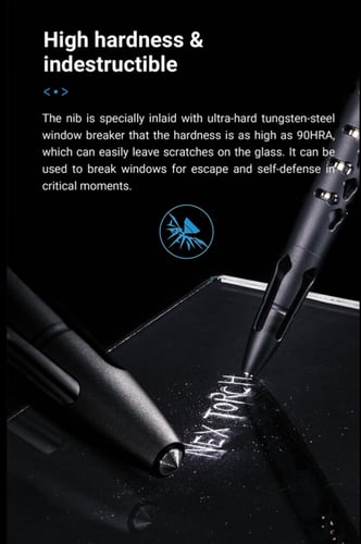 قلم دفاع عن نفس مع كاسر زجاج