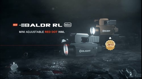 ليزر مع كشاف (لون بني)Baldr RL Mini