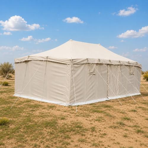 Al Waha Yellow 3-Layer Tent 7×4 m