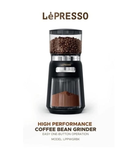 LePresso - طاحونة قهوة كهربائية