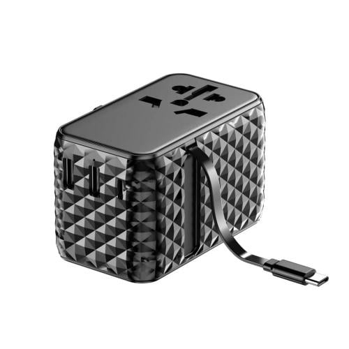 POWEROLOGY-كابل شاحن عالمي قابل للسحب من النوع C G...