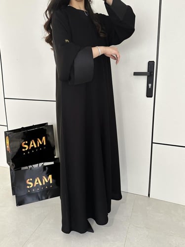 عبايه اكمام تفته #192