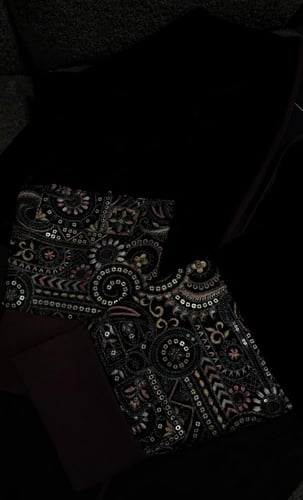 عبايه كم تطريز هندي #212