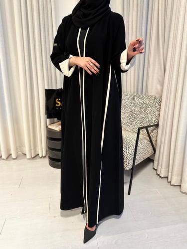 عبايه كريب كلوش #216