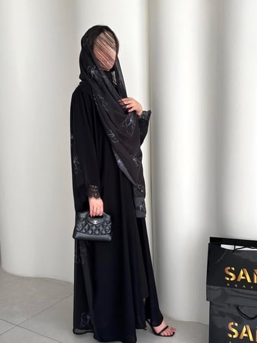 #245 — عباية بلاك بيري وشيفون ⟡⟡