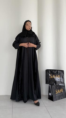 237# | عباية كتان ومخمل ⟡⟡