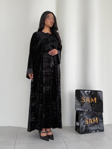 234# | عباية مخمل مكسر ⟡⟡