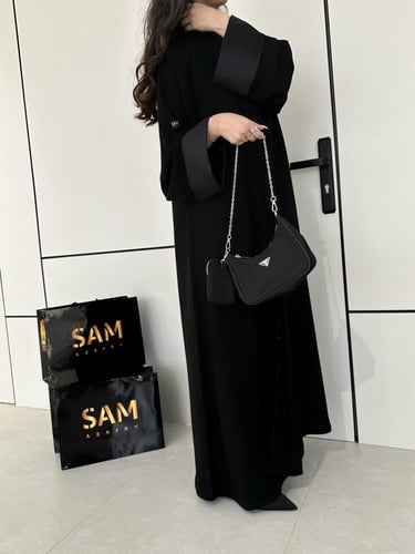 عبايه اكمام تفته #192