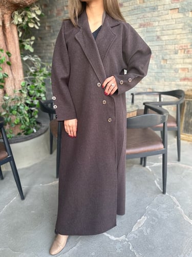 عبايه جاكيت بني #147