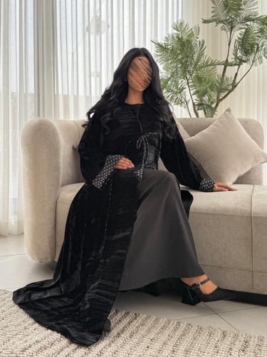 234# | عباية مخمل مكسر ⟡⟡