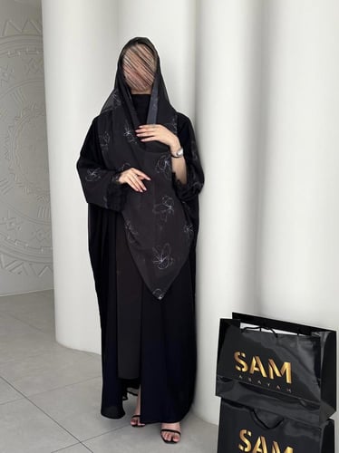 #245 — عباية بلاك بيري وشيفون ⟡⟡