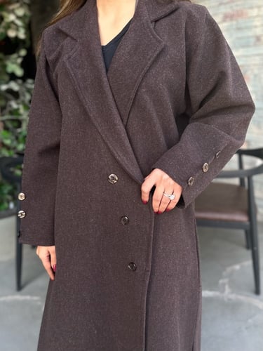 عبايه جاكيت بني #147