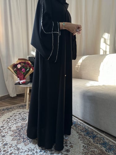 عباية قصة اماراتيه مرينة بالكريستال # 129