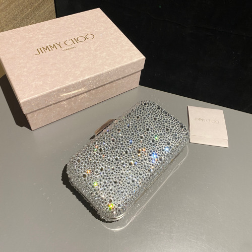 حقيبة يد كلاتش جيمي تشو مرصعة بالكريستال Jimmy Choo Cloud Clutch
