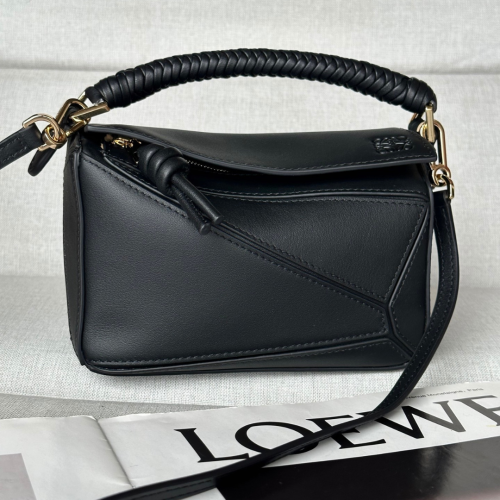 حقيبة لويفي بازل حجم ميني Mini Puzzle bag in smoot...