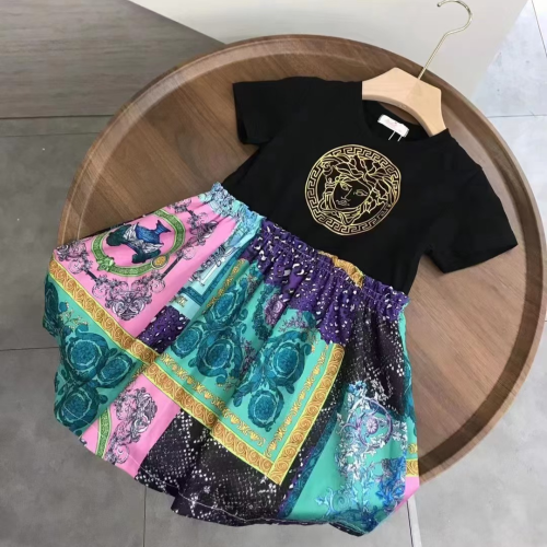 فستان بناتي فرزاتشي MA1116 Versace dress toddler g...