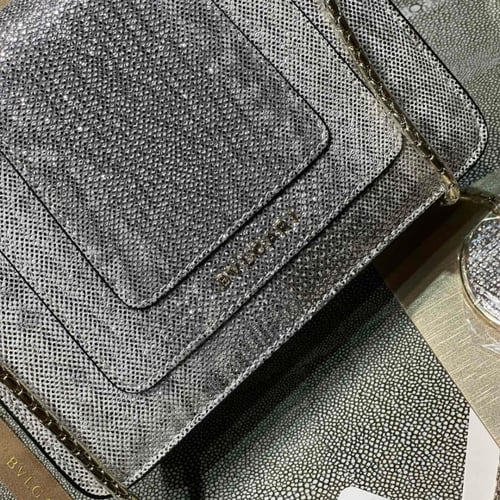 شنطة بولغاري سيربنتي فورإيفر بودي جلد الثعبان الأص...