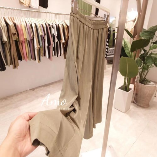 بنطلون واسع بخصر مرن طبقتين من الجوانب MATR779