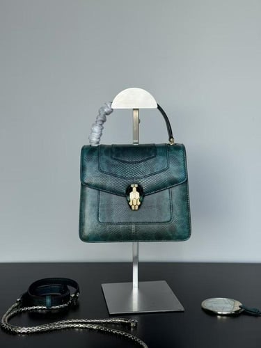 شنطة بولغري سيربنتي فورإيفر بودي الجديدة جلد الثعب...