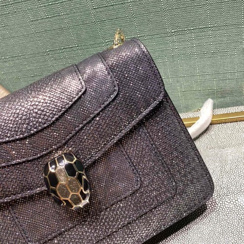 شنطة بولغاري سيربنتي فورإيفر بودي جلد الثعبان الأص...