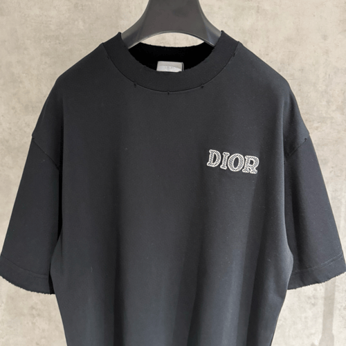 تي شيرت رجالي قطن لون أسود بأكمام قصيرة وياقة مدور...