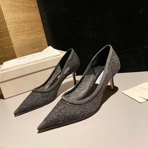 حذاء كعب عالي جيمي تشو لون أسود JIMMY CHOO Starry
