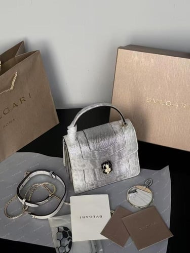 شنطة بولغاري سيربنتي فورإيفر بودي الجديدة جلد الثع...