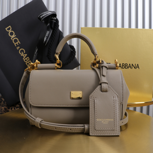 حقيبة ميني ماي سيسيلي من جلد عجل بولونغيه Dolce an...