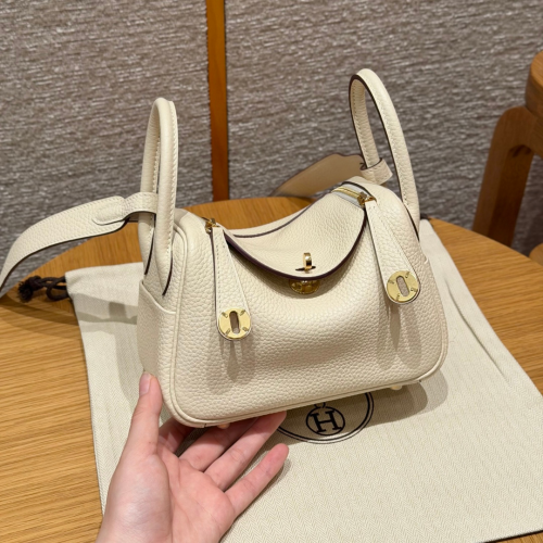 حقيبة ليندي ميني صناعة يدوية فاخرة Hermès Mini Lin...