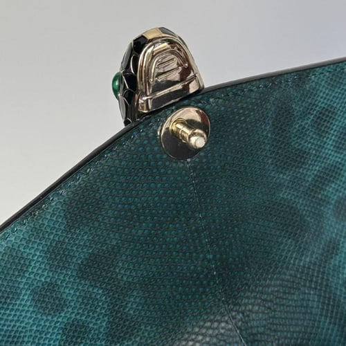 شنطة بولغري سيربنتي فورإيفر بودي الجديدة جلد الثعب...