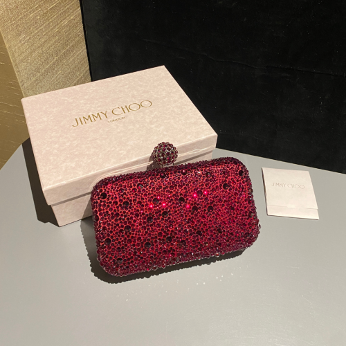 حقيبة يد كلاتش جيمي تشو مرصعة بالكريستال Jimmy Choo Cloud Clutch