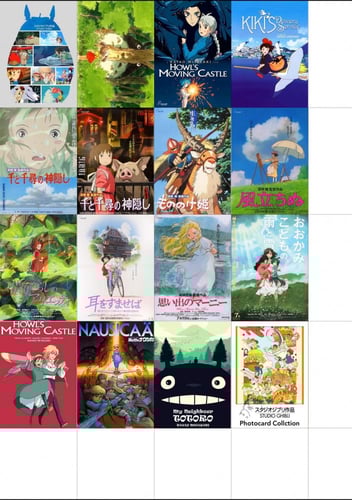 studio ghibli photocard