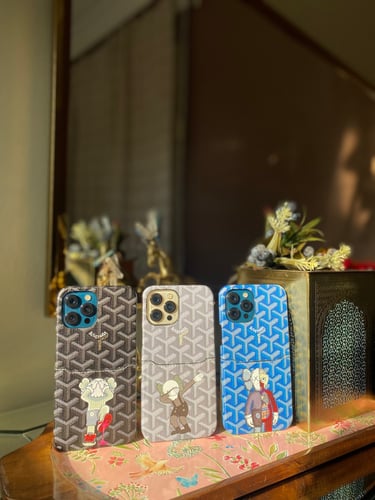 كفر قويارد Goyard اسود 14/iPhone 13