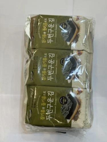 اعشاب بحرية بنكهة زيت الباريلا 6 قطع