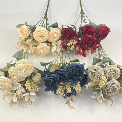 باقة ورد جوري فاخرة من القطيفة