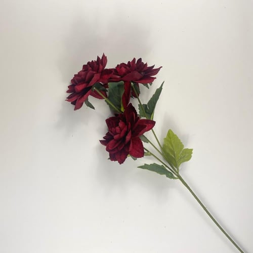 أغصان داليا صناعية بتصميم أنيق من قطيفة ناعمة