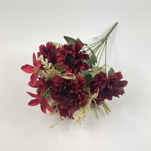 باقة ورد قطيفة كريز بألوان متعددة