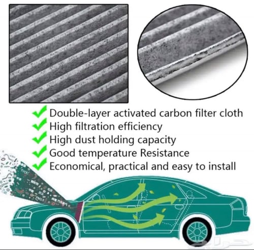 فلتر مكيف كاربون فايبر لهونداي
