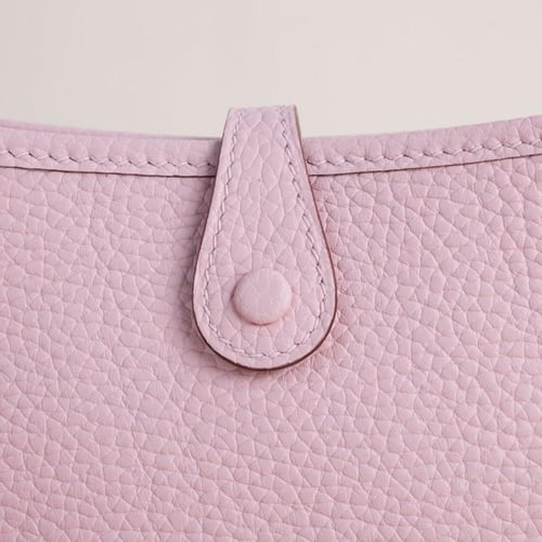 Evelyne mini 18cm Clemence leather, 3Q Rose sakura...