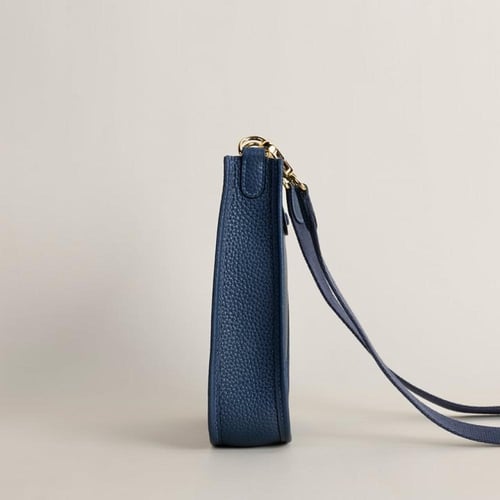 Evelyne mini 18cm Clemence leather, 7P Blue Press...