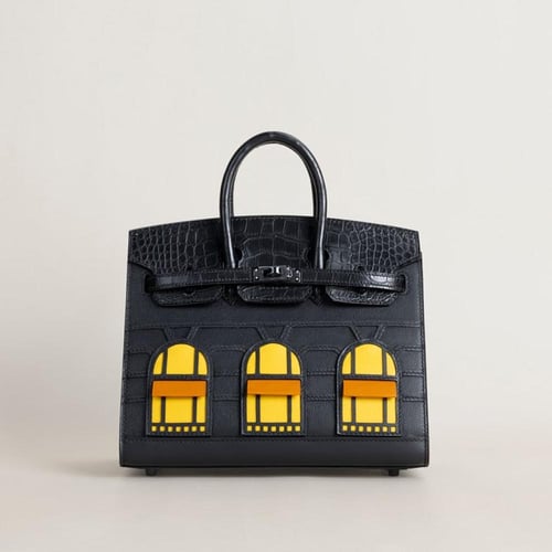 Birkin 20cm Faubourg Alligator/Epsom/Sombaero/Mada...