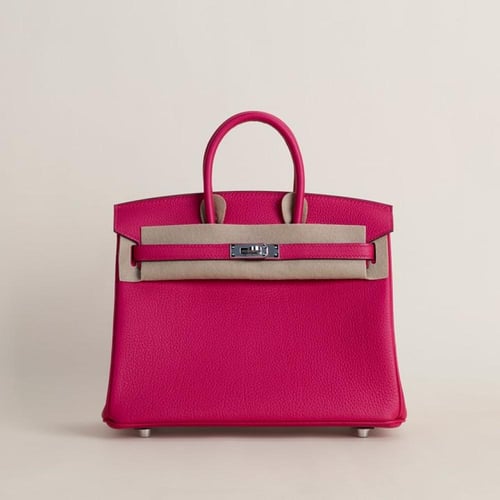 . birkin 25cm togo leather, custom color