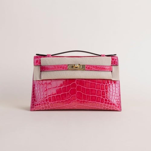 . Kelly pochette 22cm Alligator leather