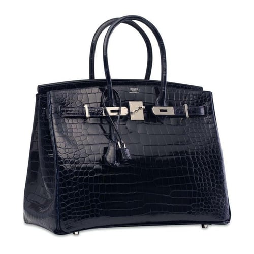 . birkin 25cm crocodile leather