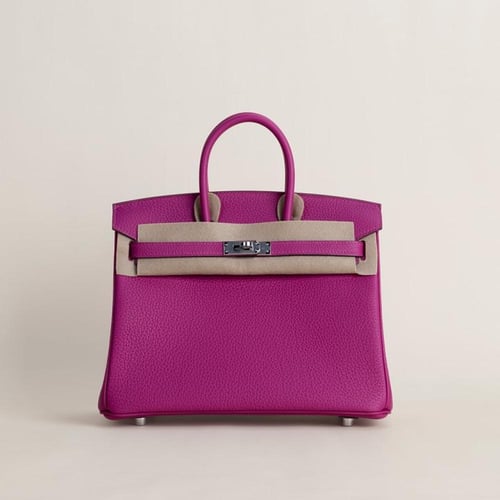 . birkin 25cm togo leather, custom color