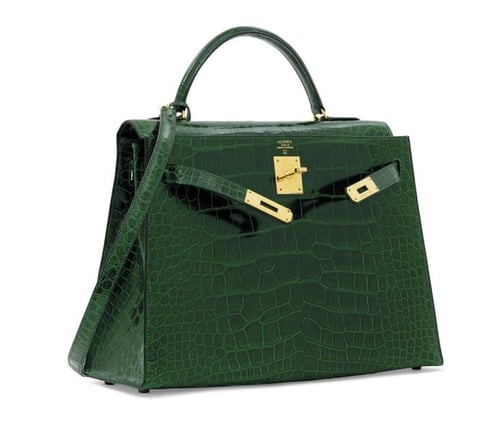 . Kelly 25cm crocodile leather
