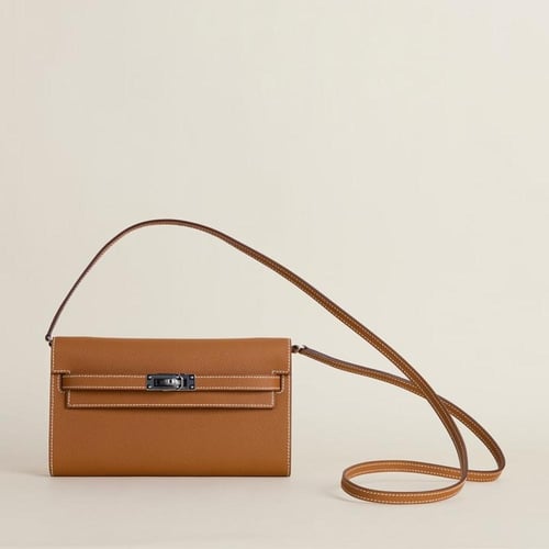 . Kelly to go wallet 20cm epsom leather