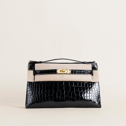 . Kelly pochette 22cm Alligator leather